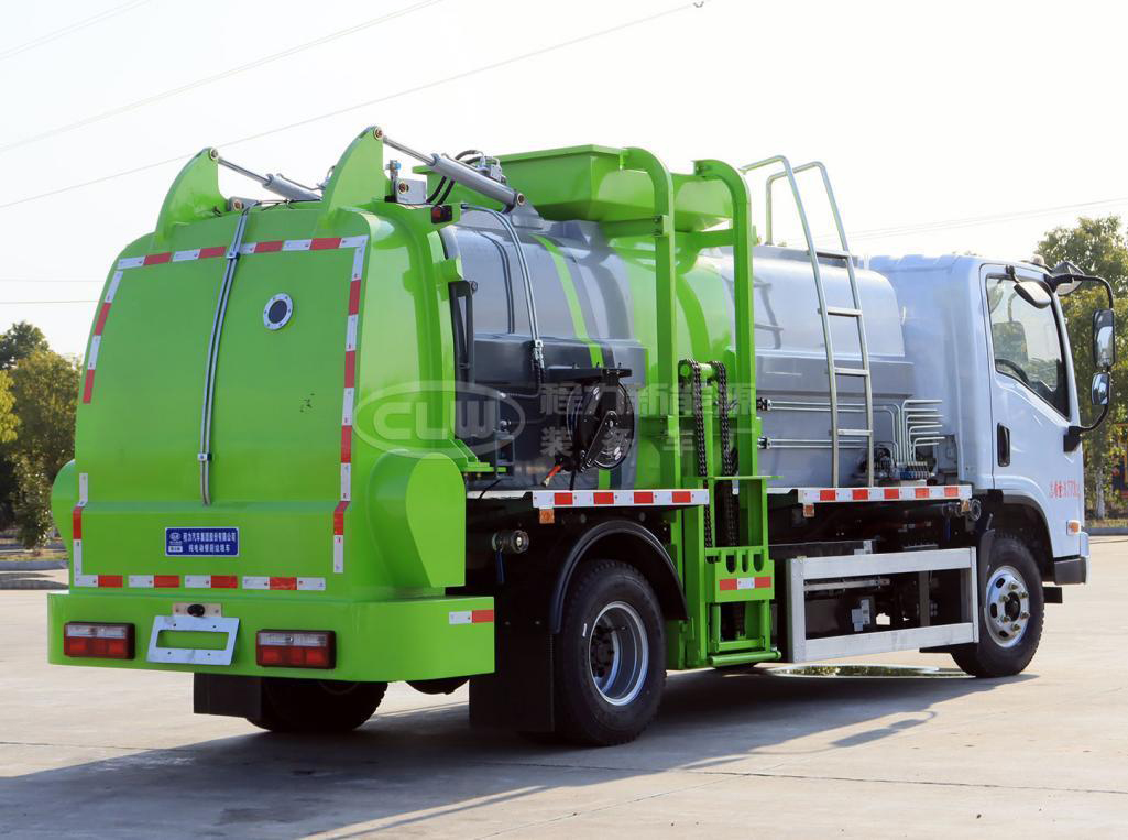 東風(fēng)華神8方純電動餐廚垃圾車圖片3