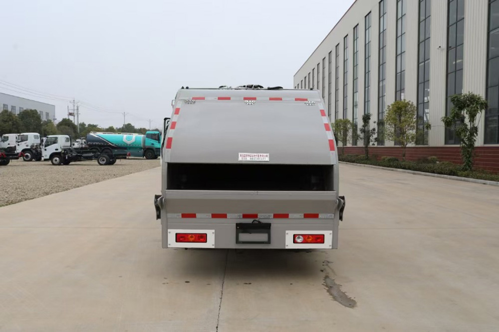 吉利V5E純電動3方壓縮垃圾運輸車圖片5